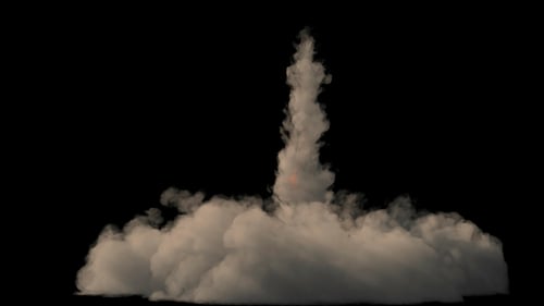 Dynamic Rising Fire and Smoke Visual Effect