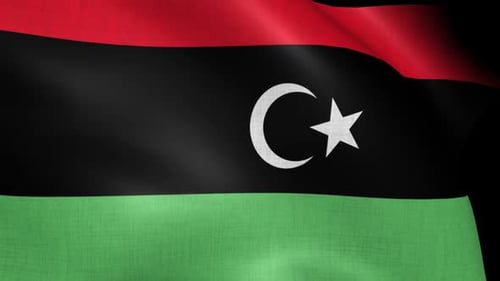 Flagge Libyens