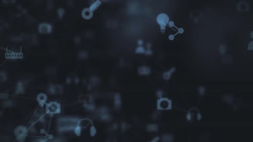 Internet Of Things And Smart Home Digital Data Network 4k