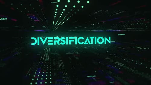 Futuristic Digital Grid Diversification Text Reveal