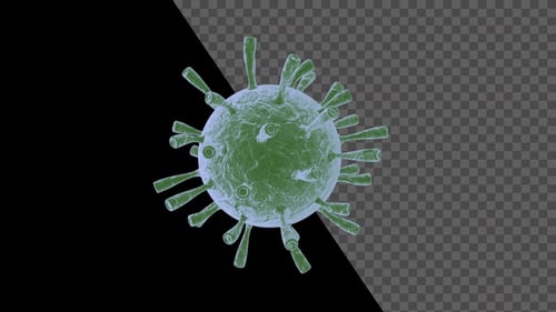 Coronavirus Microscope View Covid 19 V22