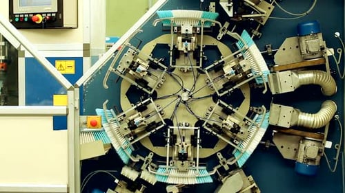 Automatic Rotary Broom Manufacturing Machine with Multiple Stations