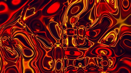 Neonrote Linie, abstrakter Hintergrund, Seamless Loop V6