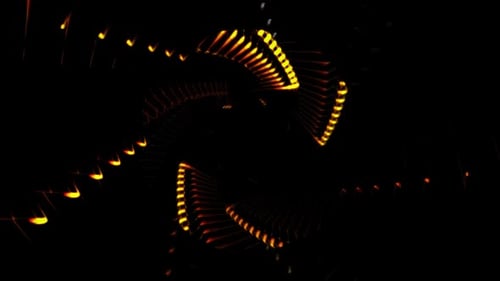 3d futuristisch leuchtende Linien