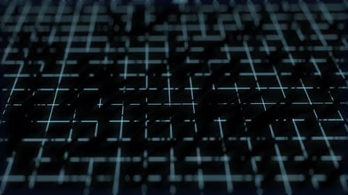 grid hologram lines