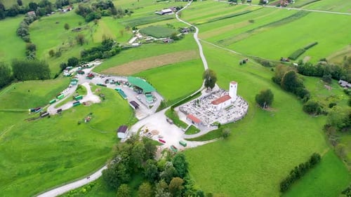Flying over a Graveyard