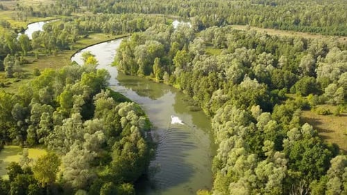 Boat On The River Water Nature