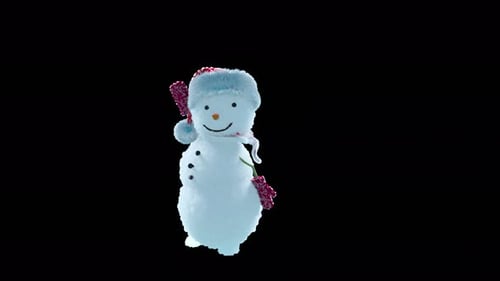 60 Snowman Dancing 4K