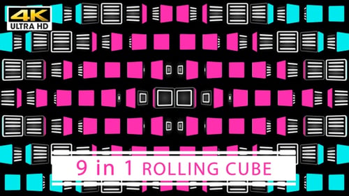 Rollender Würfel 4K