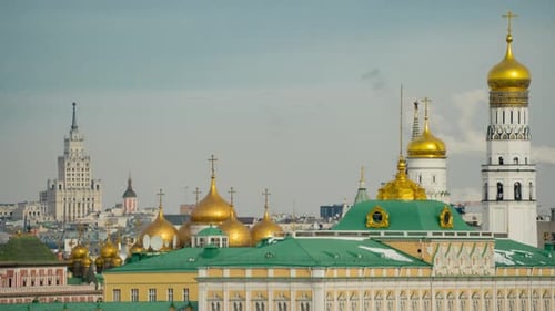 Grand Kremlin Palace and Ivan the Great Bell Tower