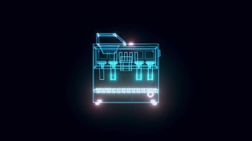 Soda Machine Hologram 4k