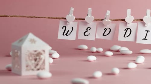 Wedding Decoration with Candies and Gift