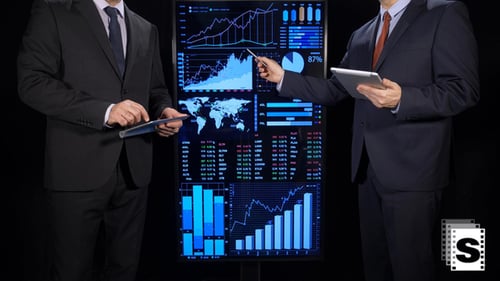 Geschäftliche Präsentation