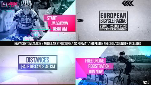 Cycling Marathon Broadcast Design v2.0