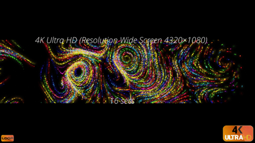 Colorful Geometric Swirls Animated Background