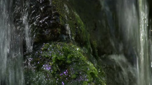 Mountain Water Falling