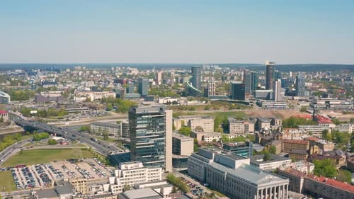 Aerial View of Vilnius