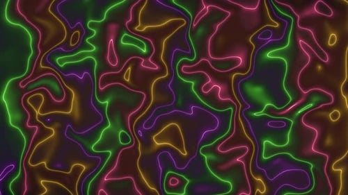 Brown Green Purple Pink Neon Light Marble Liquid Animated Background