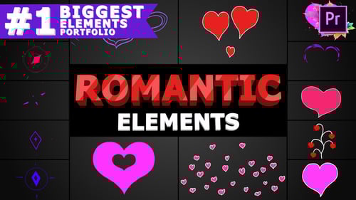 Romantic Elements | Premiere Pro MOGRT