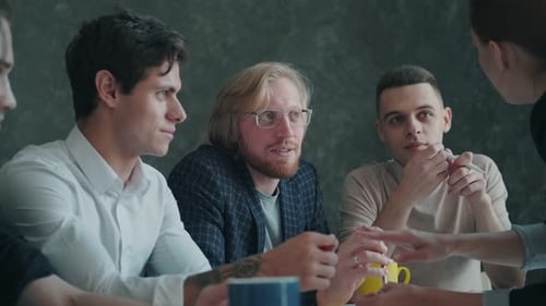 Business Meeting Collaboration in Modern Workplace