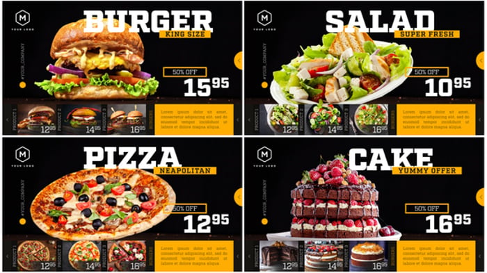 Menu Editable Video Templates - Envato