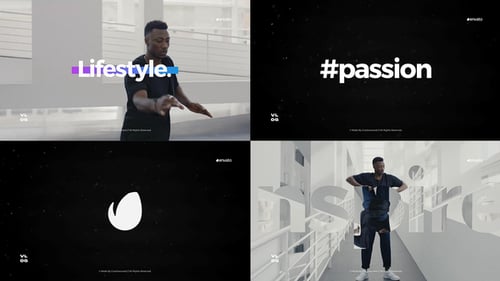 Short Stomp Opener/Promoción de eventos dinámicos/Tipografía limpia/Introducción al vlog