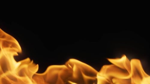 Dynamic Real Fire Flames Animated Overlay