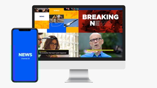News Channel Rebrand Instagram TV Pack