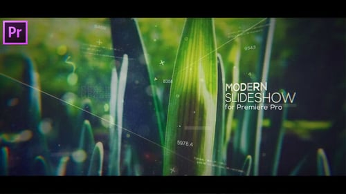 Technology Glitch Slideshow for Premiere Pro