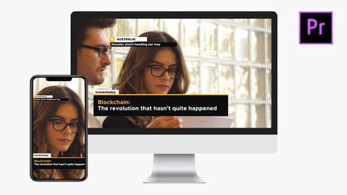 News Channel Rebrand Instagram TV Mogrt