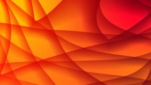 Warm Gradient Abstract Wavy Flowing Shapes Background Loop