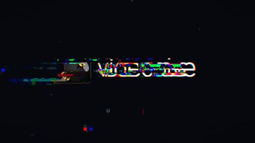 Logotipo corto de Glitch