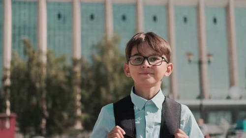 Online Education, Back To School, Happy Schoolboy, Learn Lessons.