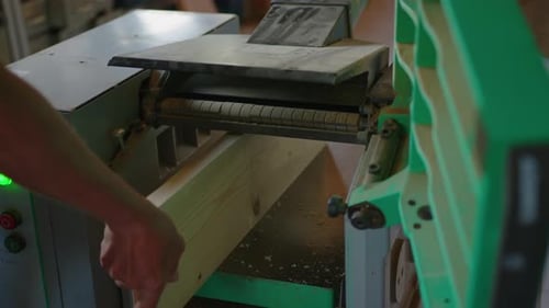 Wood Planer Used in Woodworking Machine