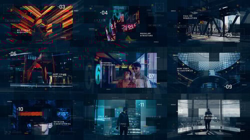 Sci-Fi Digital Slideshow / IT Technology Opener / Hi-Tech Futuristic / Corporate Presentation