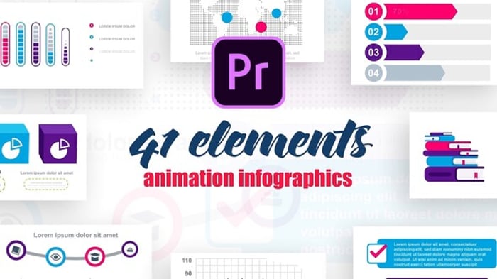 Infographics Vol.8 for Premier Pro, Infographics ft. analytics ...