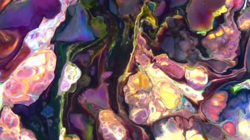 Abstract Colorful Invert Sacral Paint Exploding Texture 655