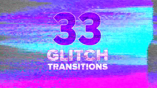 Dynamic Glitch Transitions Pack with Digital Distortion