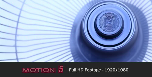 Close Up of a White Electric Fan Blowing Air