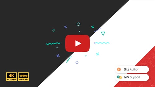 Modern Geometric Logo Reveal Intro