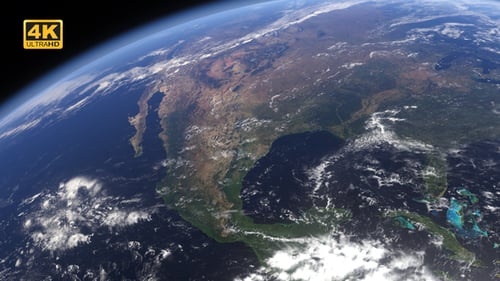 Realistic Earth Rotating - 4K