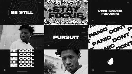 Dynamic Kinetic Typography Opener with Clean Stomp Text Animations