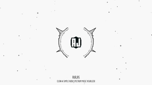 Clean and Simple Audio Spectrum Music Visualizer