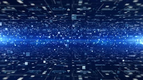 Cyberespace numérique futuriste 859