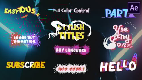 Stylish Titles | After Effects