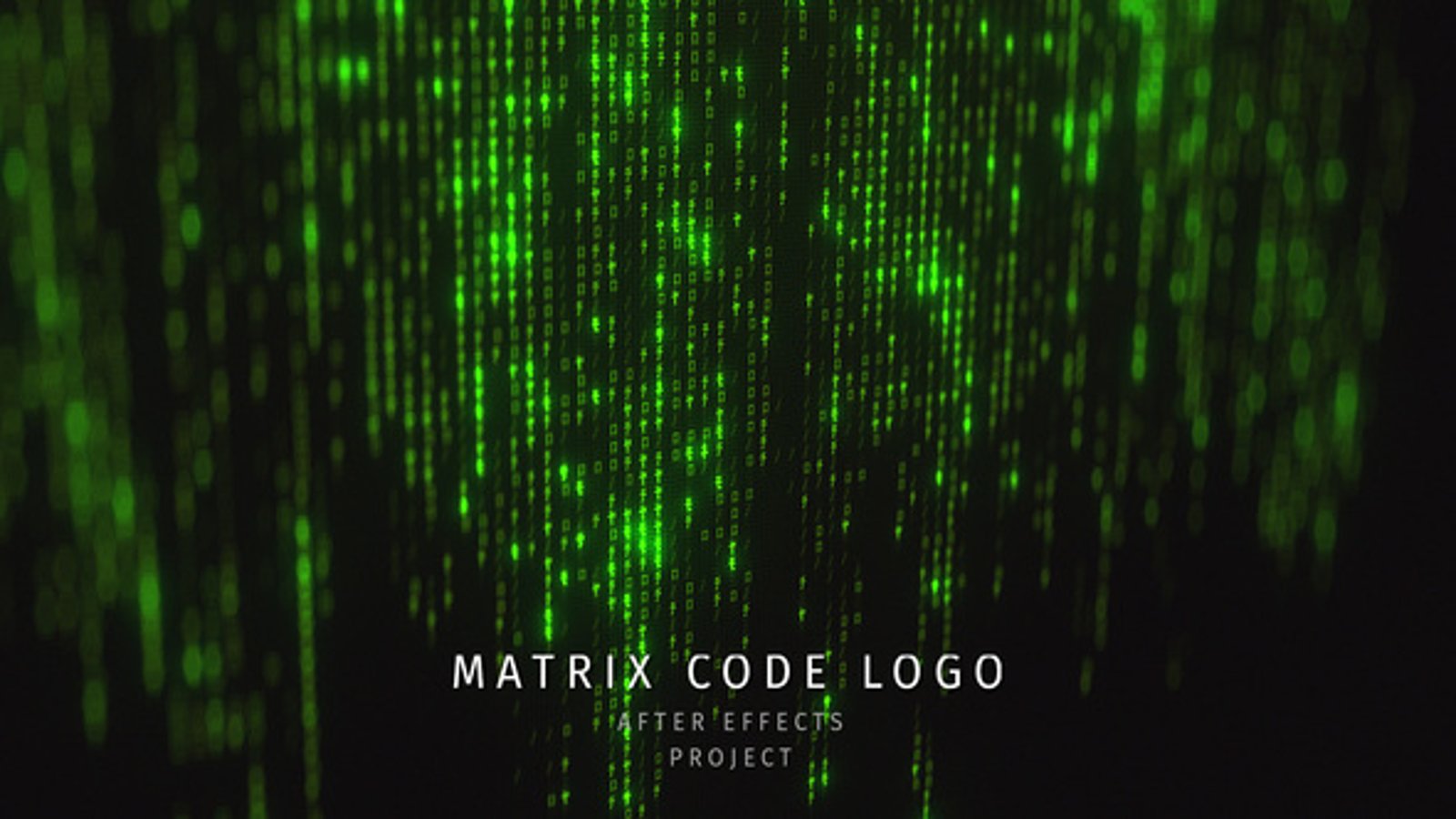 Futuristic Digital Matrix Code Logo Reveal Intro, Logo Stings ft ...