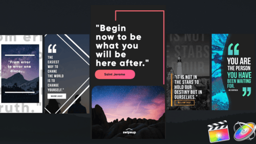 Animated Instagram Quote Stories with Modern Design