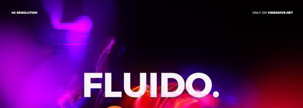 Particles Titles 4K - Fluido