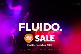 Particles Titles 4K - Fluido