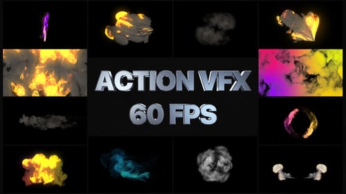 Dynamic Action VFX Pack for Text and Logo Reveals